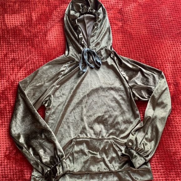 Olive/army green velvet short set - Picture 1 of 2